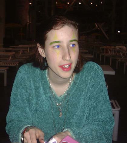 I do not think that is make-up...